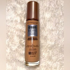 New! Maybelline Dream Radiant Liquid Hydrating Foundation in 70 Pure Beige